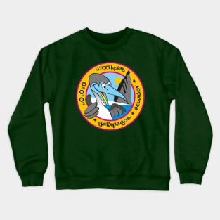 Blue-footed BOOBY Wood&Play Galapagos-Ecuador Crewneck Sweatshirt